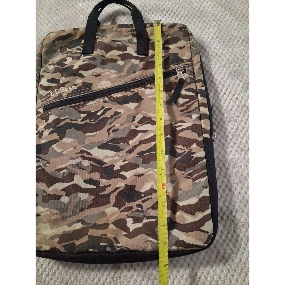LL Bean Laptop Case Sleeve Camo Camouflage Men's Gift Present Christmas Work Job